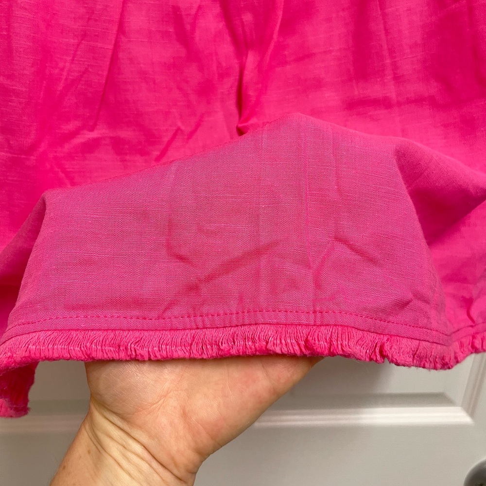 J. Marie Pink Embroidered Wrap Skirt - Picture 8 of 9